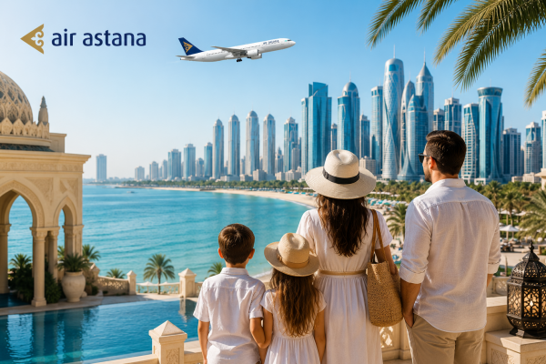 Катар возвращается! KIDS GO FREE с Air Astana!